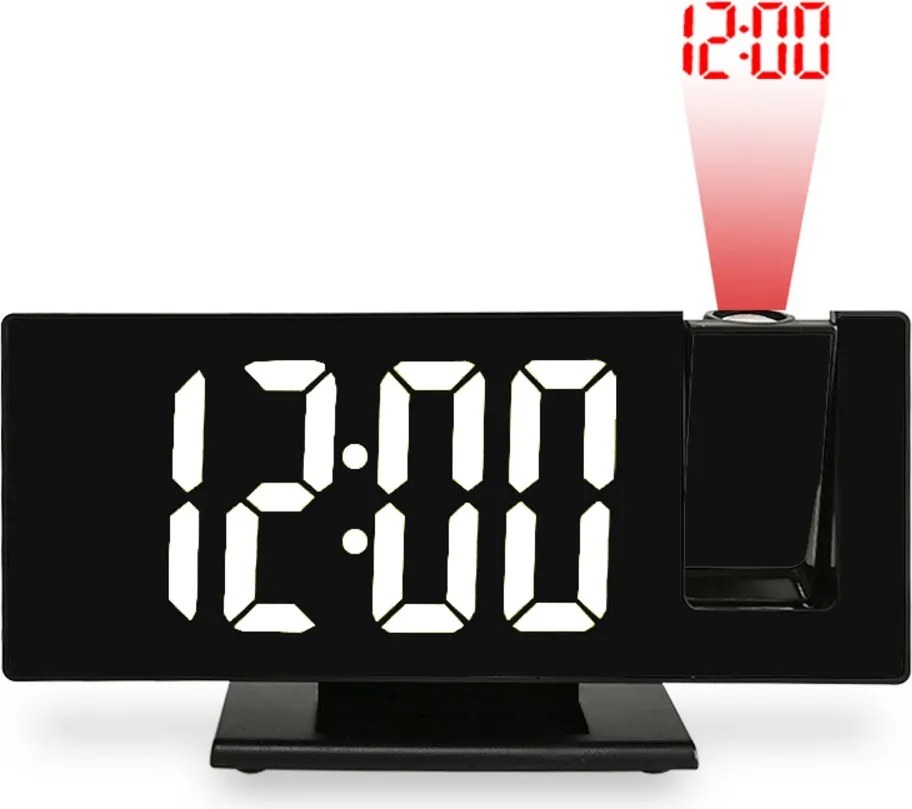 Hálózati ébresztőóra Jvd SB3618.3 világításérzékelővel hőmérő naptár