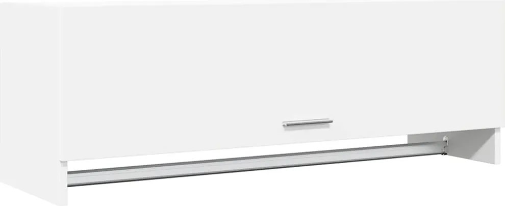 vidaXL fehér szerelt fa ruhásszekrény 100 x 32,5 x 35 cm