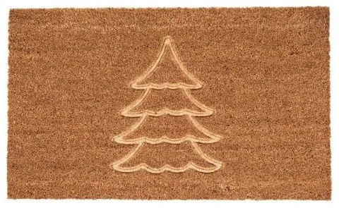 Lábtörlő 45x75cm, kókusz-PVC, fenyős