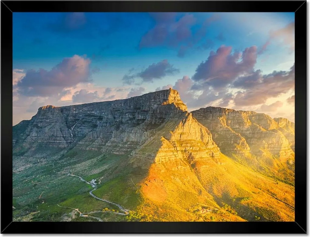 Poszterek keretben 40x30 Naplemente Hegyek Kilátás