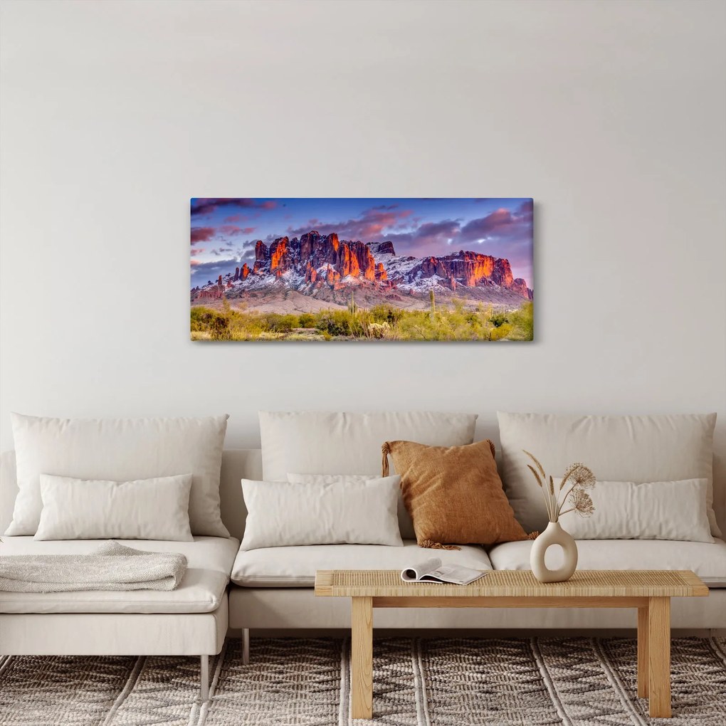 Kép - Hegyek Arizonában (120x50 cm)