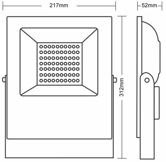 LED Reflektor PROFI PLUS LED/50W/230V 5000K