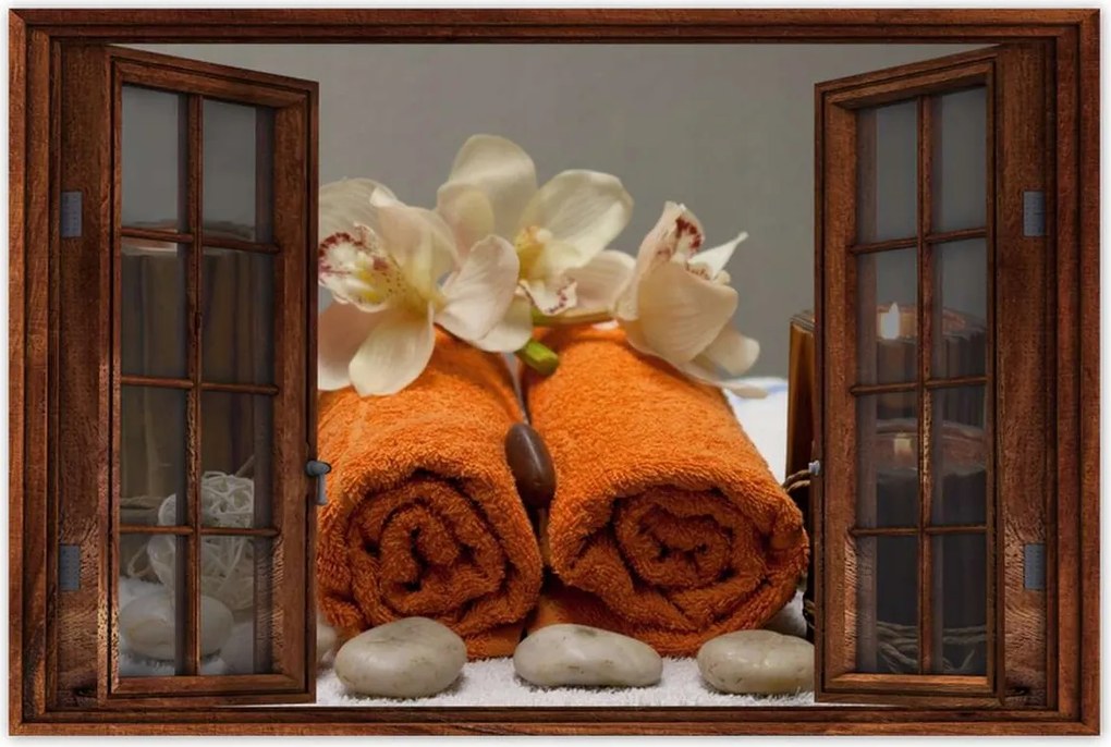 Poszterek 90x60 Orchidea Háztartási kövek