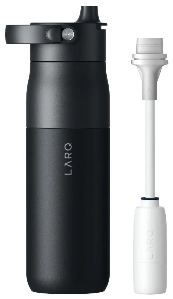 Swig Top Obszidián fekete szűrőpalack 680 ml - LARQ