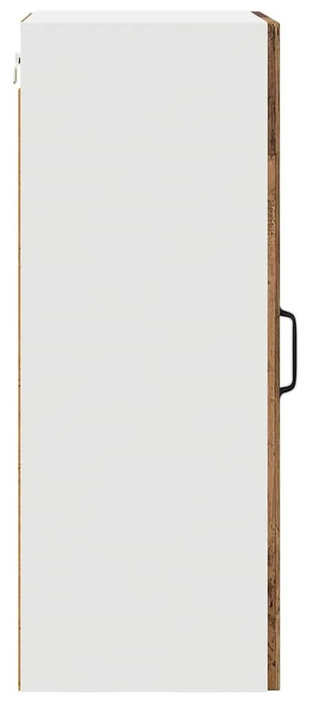 Fali konyhaszekrény 2 pcs Öreg fa 40 x 31 x 80 cm Faanyag