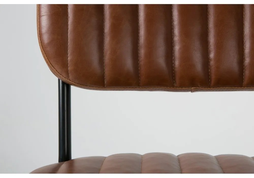 Konyakbarna étkezőszék Jake Worn – White Label