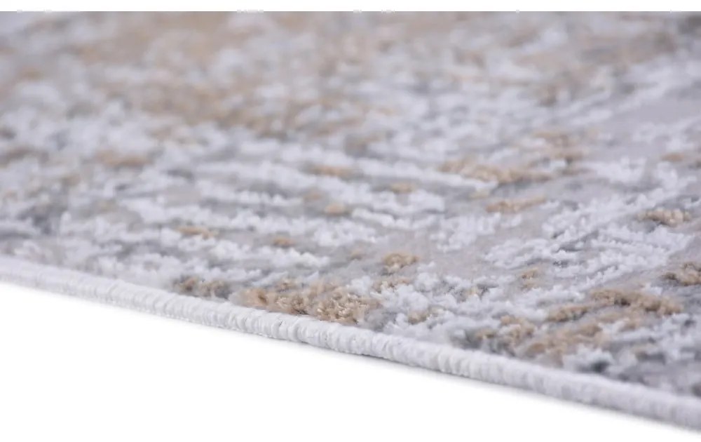 Szürke-bézs pamut lépcsőszőnyeg szett 16 db-os 25x65 cm Milano Bej – Vitaus