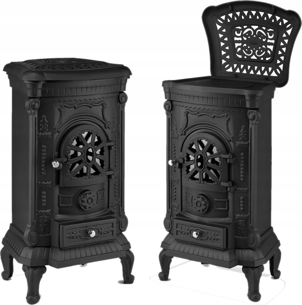 Kecske Kályha Kecske 9kW szabadonálló öntöttvas kandalló erős Technológia