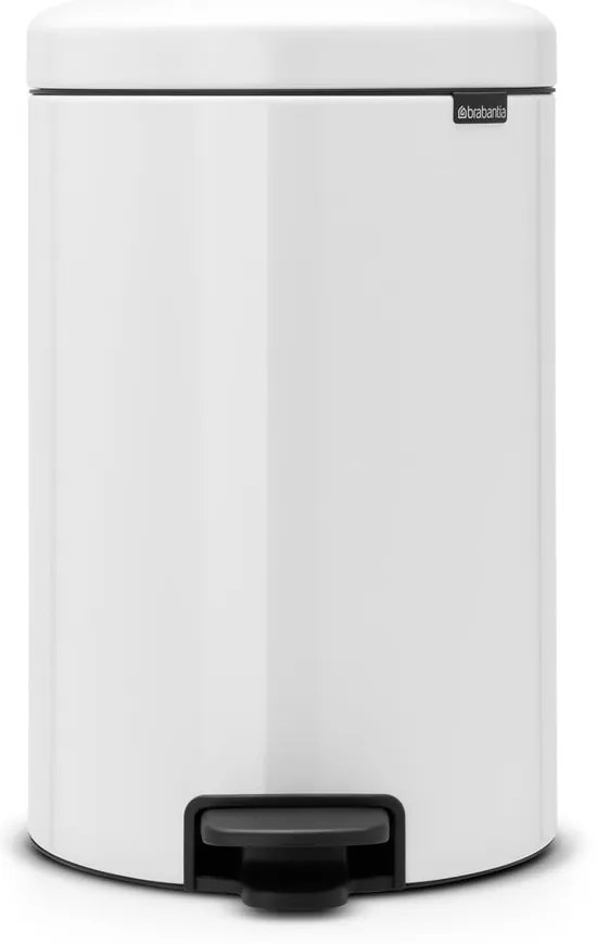 Fehér acél pedálos szemetes 20 l NewIcon – Brabantia