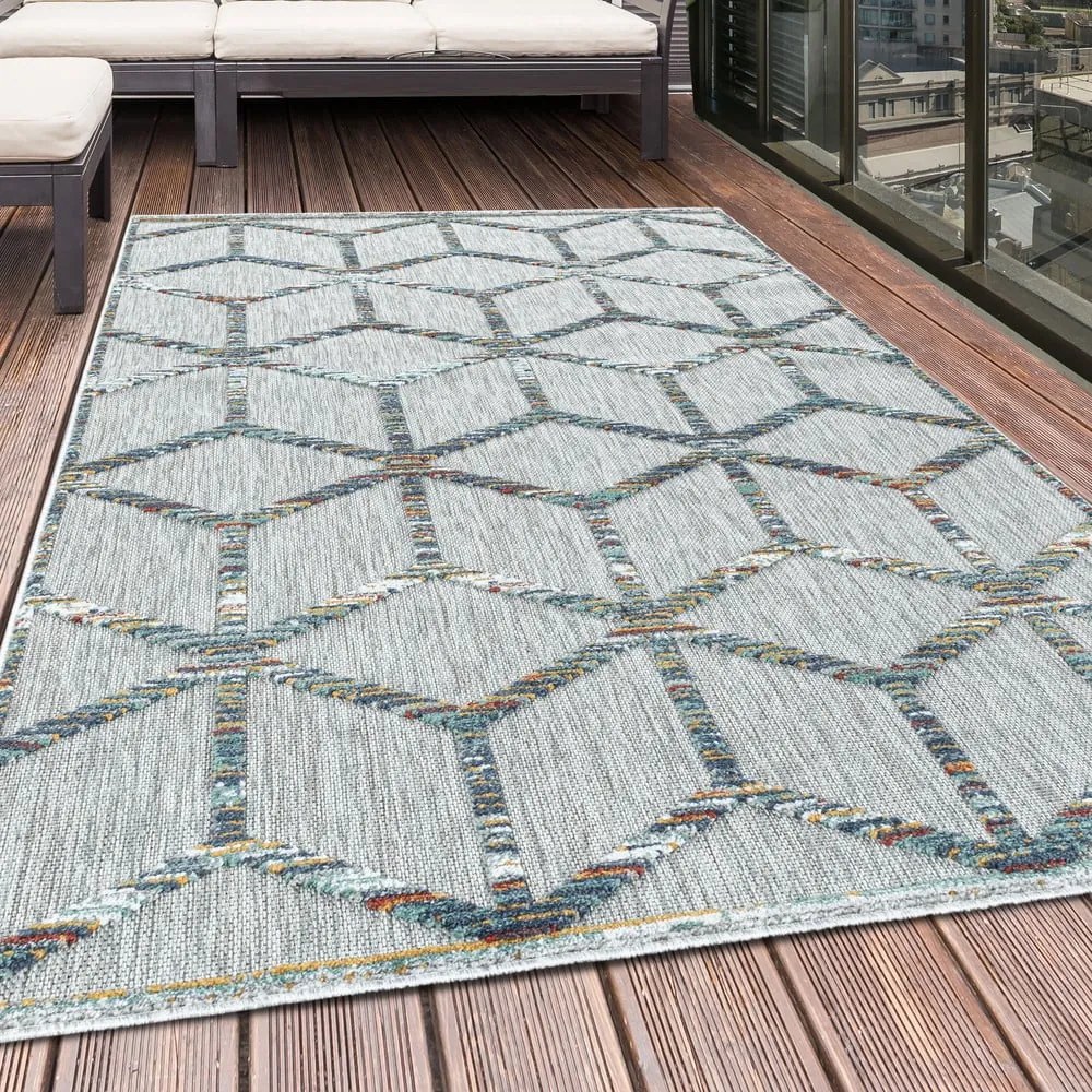Világosszürke kültéri futószőnyeg 80x250 cm Bahama – Ayyildiz Carpets