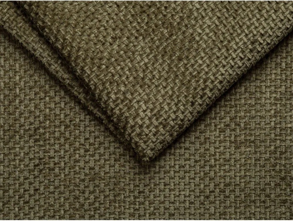 Zöld kárpitozott franciaágy ágytámla nélkül 160x200 cm Whale – Micadoni