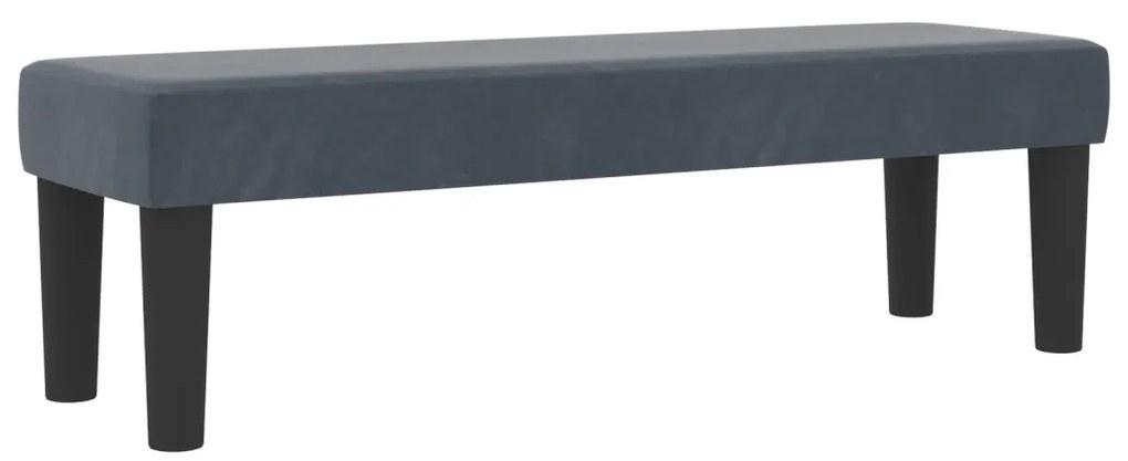 Box Spring Ágy Matraccal és Paddal Sötétszürke 120x190 cm Bársony
