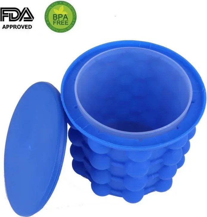 Zaparkorun Szilikon jégkocka készítő és ital hűsítő - 12 x 13 cm