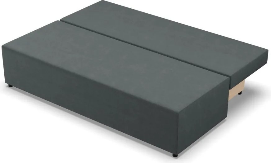 Nobu kanapé, bársony, szürke