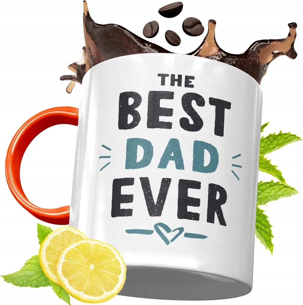 Narancssárga Bögre Apák Napjára Ajándék fényképes nyomtatással