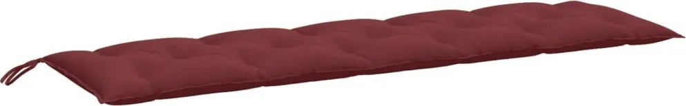 vidaXL melange bordó szövet kerti padpárna 180 x 50 x 7 cm