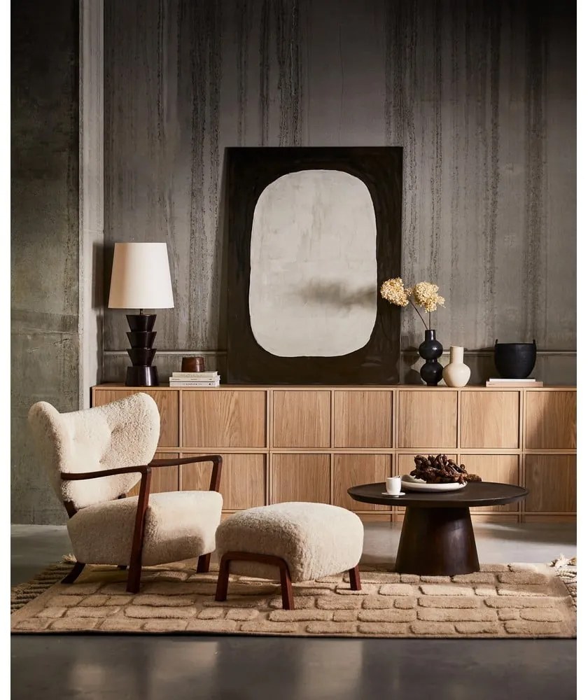 Natúr színű nappali bútor szett tölgyfa dekorral 264x88 cm Modulair – vtwonen