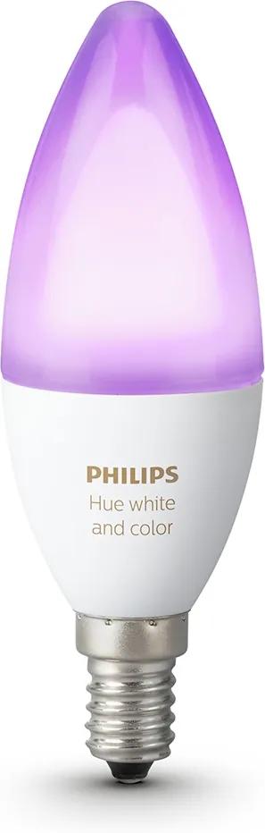 Philips LED RGB Dimmelhető izzó Philips HUE WHITE AND COLOR AMBIANCE E14/6W/230V 2200-6500K P2363