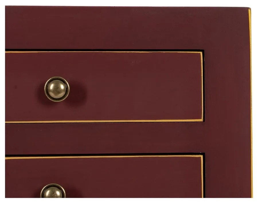 Barna konzolasztal 26x63 cm Diana – Ixia