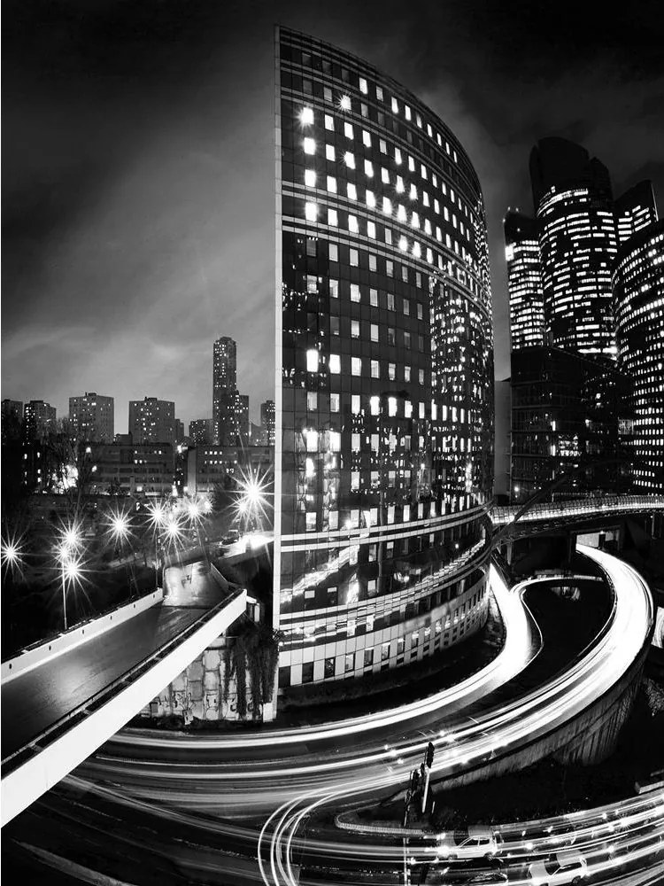 Fotótapéta város éjszaka utca fotótapéta 184 x 254