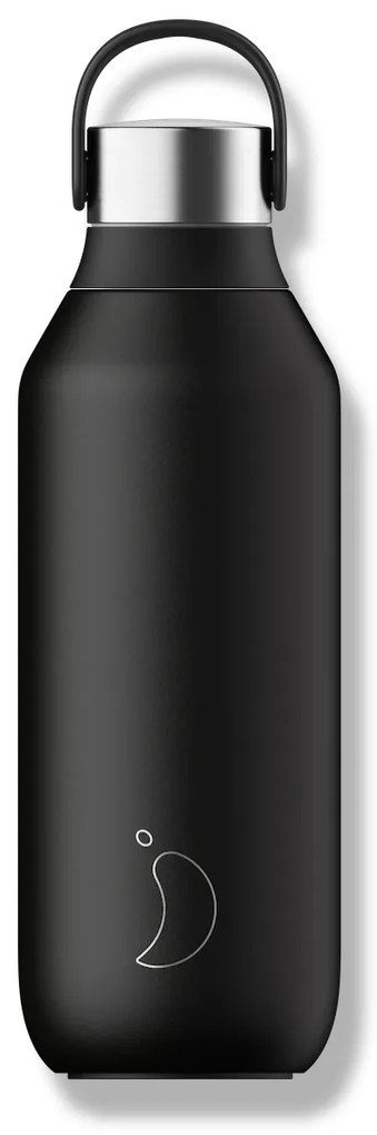 Chilly's Bottles termosz palack - fekete mélység 500 ml, Series 2 edition
