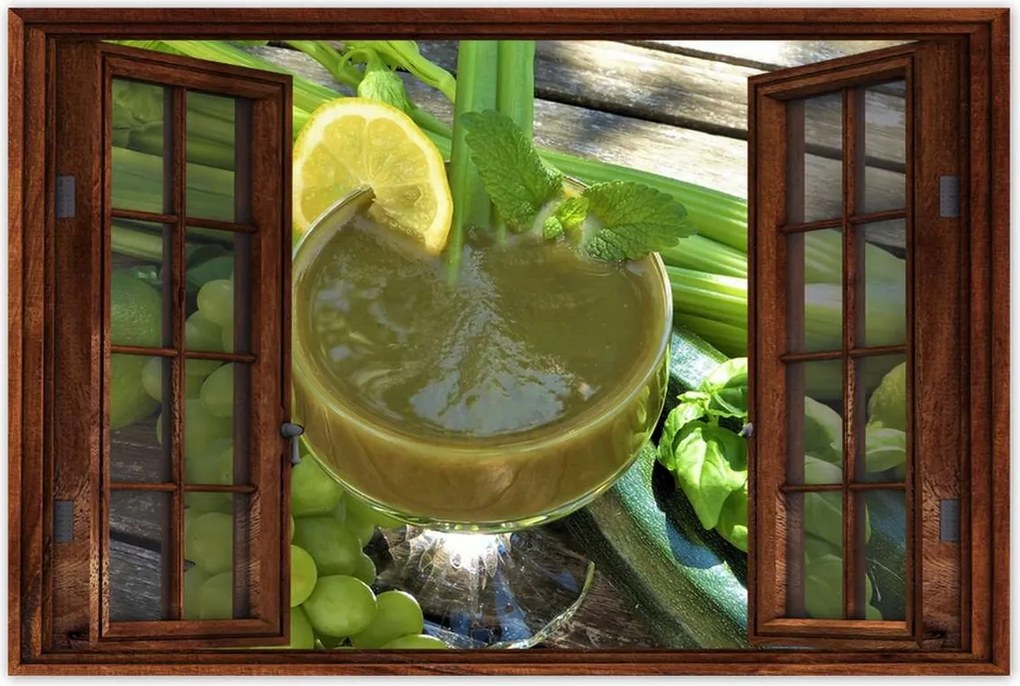 Poszterek 90x60 Zöld gyümölcs mousse