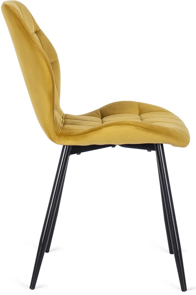 Sárga Bársony Étkezőszék. LUCKY