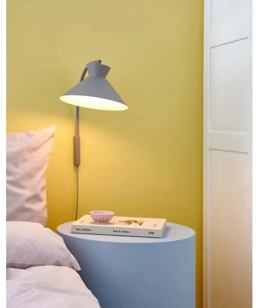 Nordlux - Fali lámpa DIAL 1xE27/40W/230V szürke
