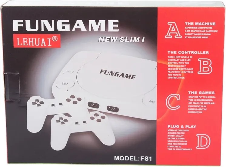 Retro játék TV-konzol két kontrollerrel - SQY-666