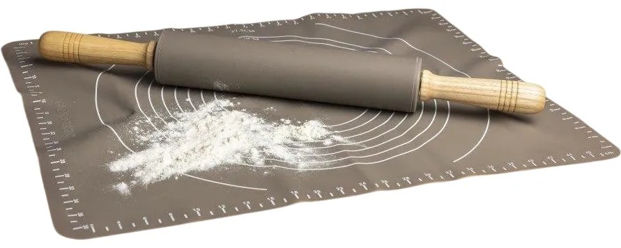 Florina Anide szilikon nyújtófa, szürke