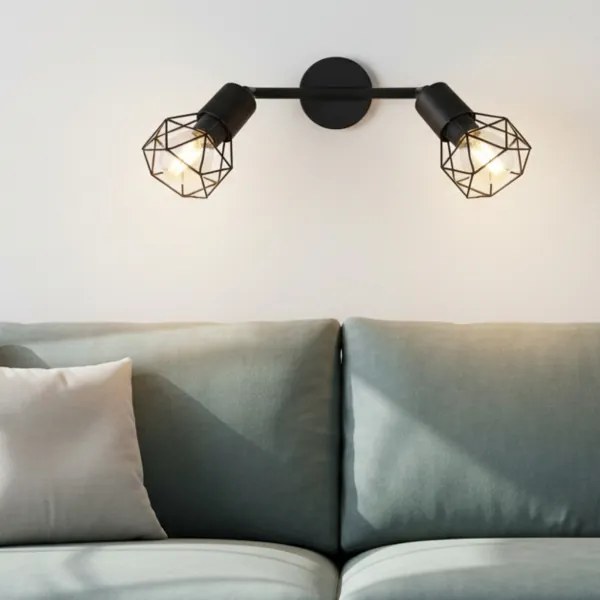 Brilagi - Spotlámpa CAGE 2xE14/40W/230V