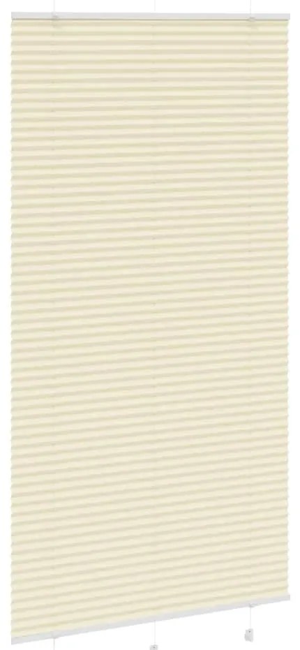 pliszírozott redőny krém 110x200 cm szövetszélesség 109,4 cm