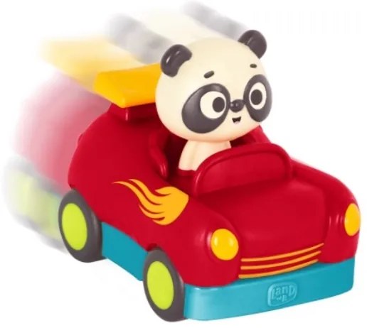 B-Toys - Autó távirányítóval Panda Bingo 4xAA + 2xAAA