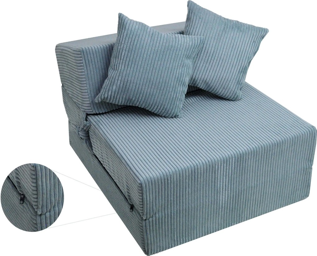 FI Összehajtható matrac 200x70x15 - kék