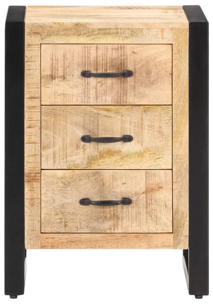 Tömör mangófa éjjeliszekrény 40 x 35 x 55 cm