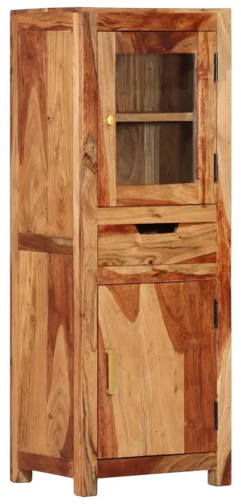 vidaXL tömör akácfa magasszekrény 40 x 34 x 110 cm