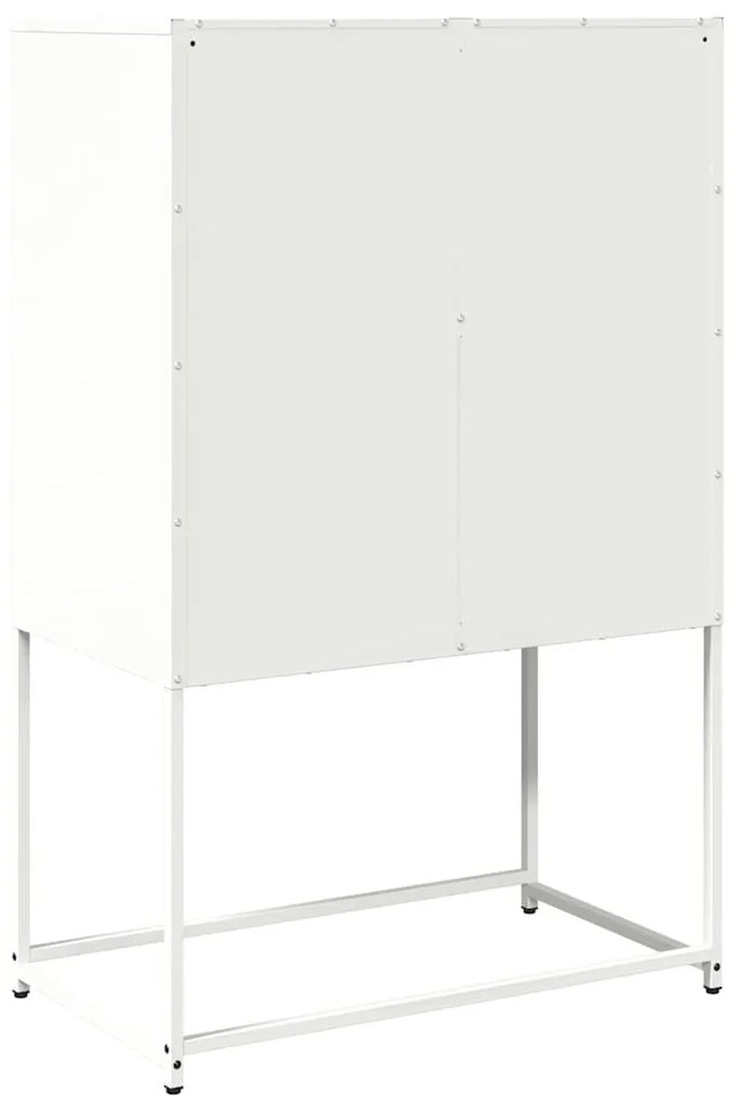 Magastábla Fehér 68x39x107 cm Acél