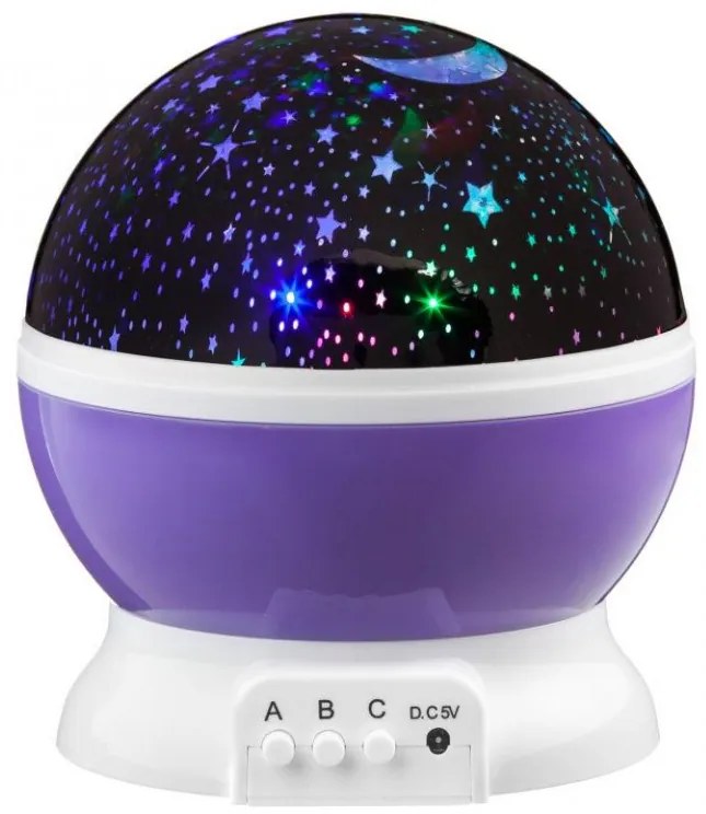 Projektor LED Starlight - lila