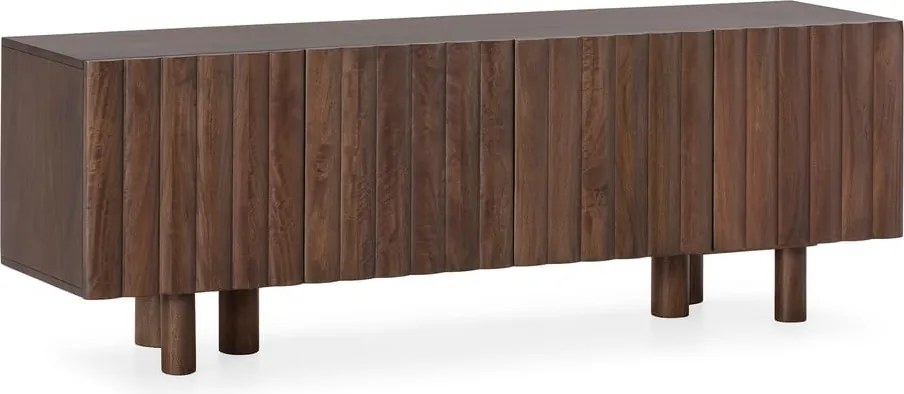 Barna mangófa TV-állvány 160x55x40 cm Tamira – MOME