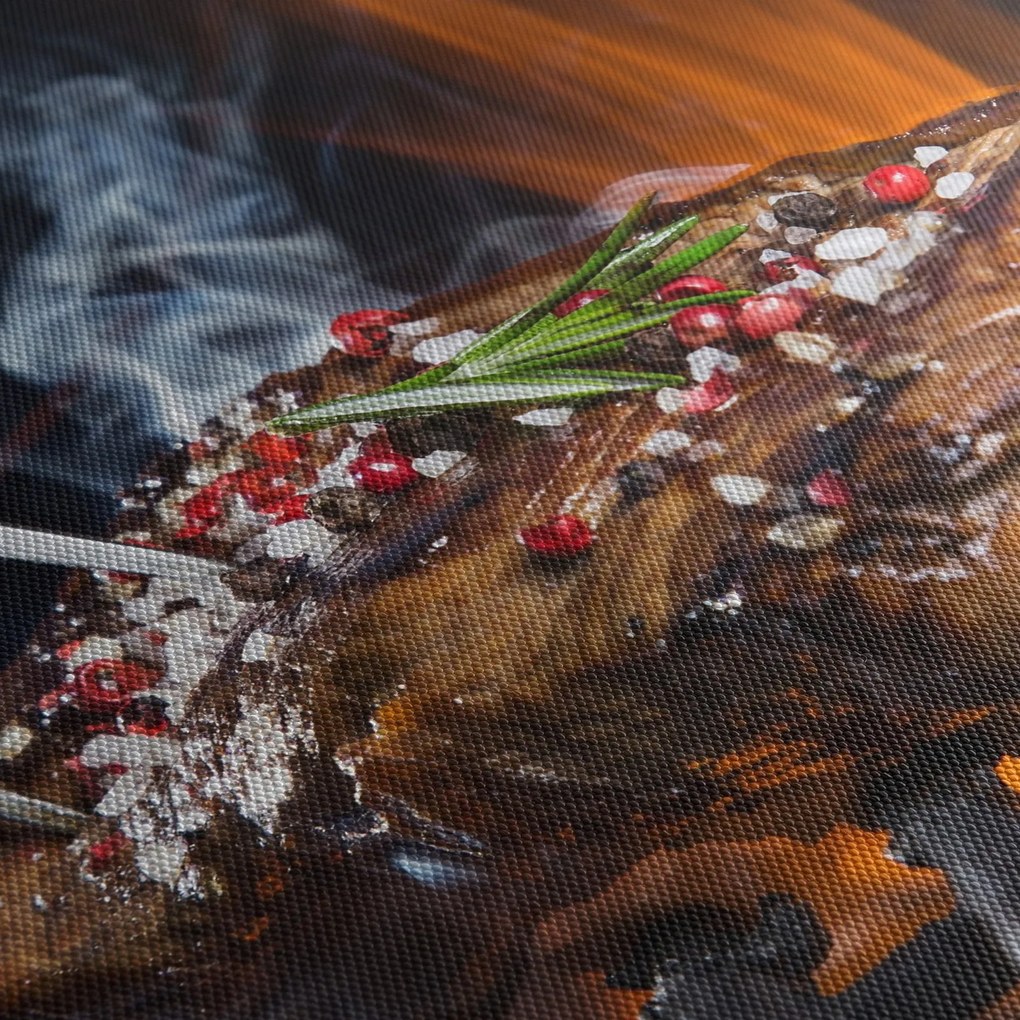Egy sült steak képe (90x60 cm)
