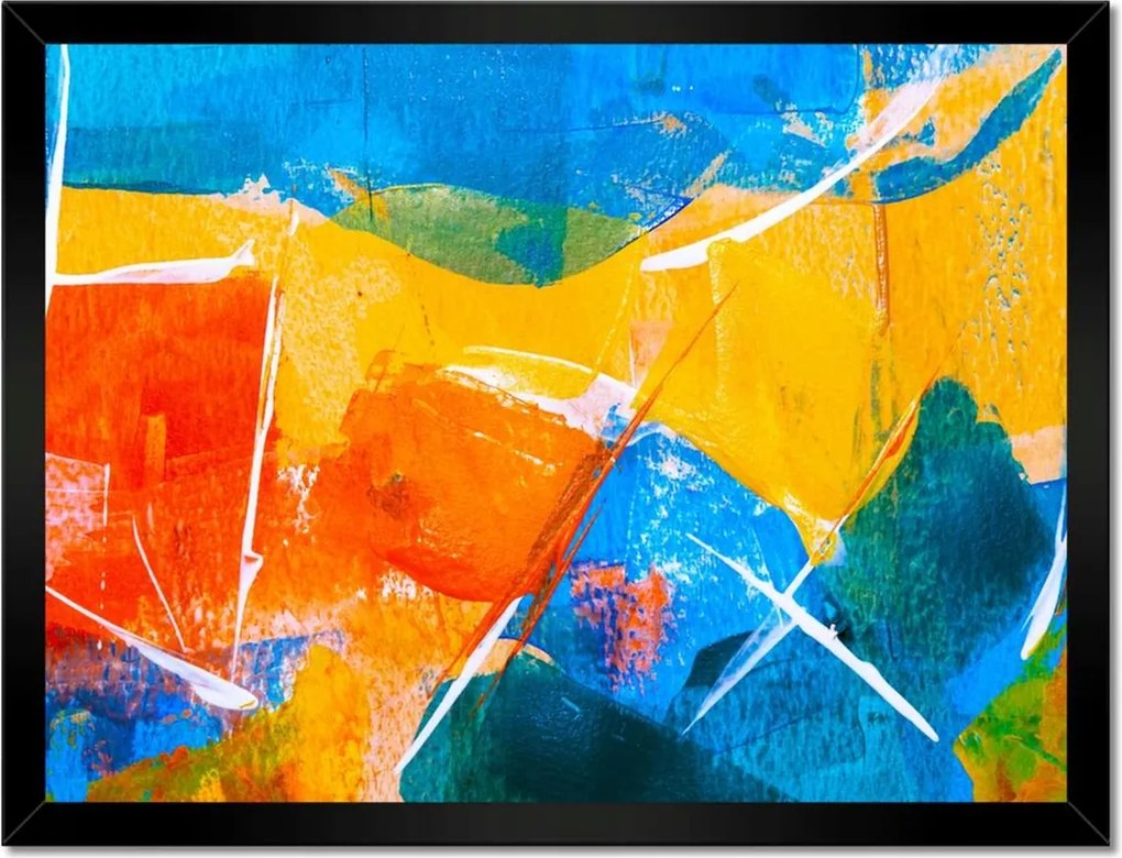 Poszterek keretben 40x30 Absztrakt Bálna