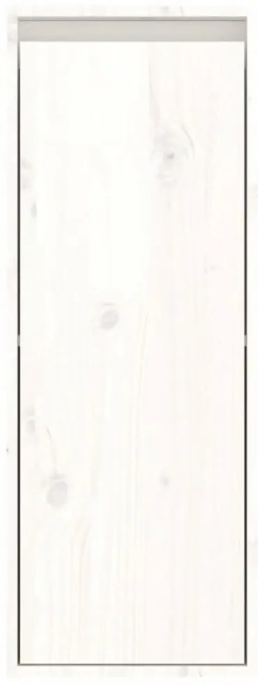 2 darab fehér tömör fenyőfa faliszekrény 30 x 30 x 80 cm