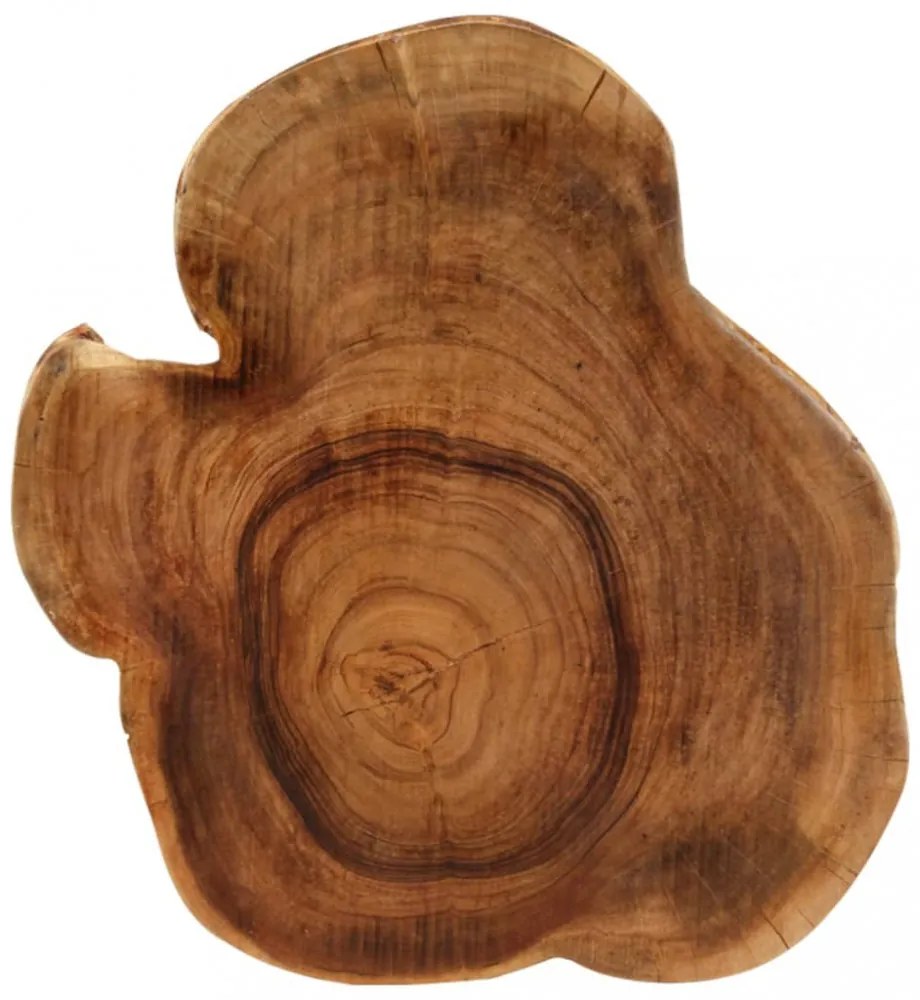 tömör akácfa dohányzóasztal 60 x 55 x 25 cm