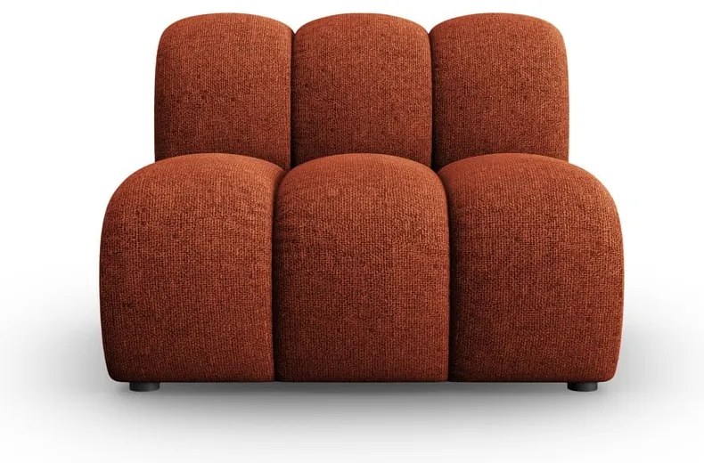 Téglavörös kanapé modul (középső rész) Lupine – Micadoni Home