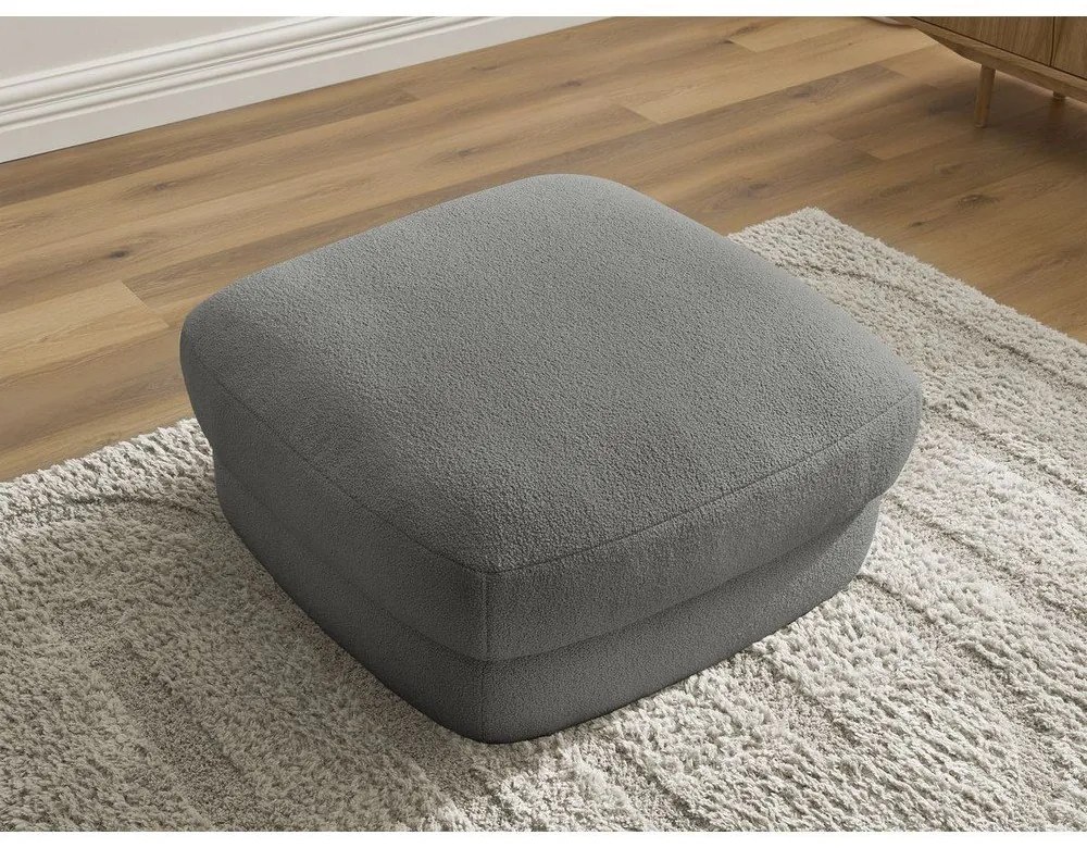 Sötétszürke buklé lábtartó Leonore – Bobochic Paris