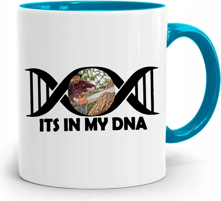 Favágóknak Bögre Kék Születésnapi Ajándék fényképes nyomtatással