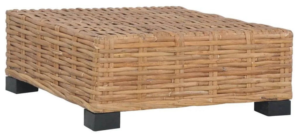 Természetes rattan lábtartó párnával