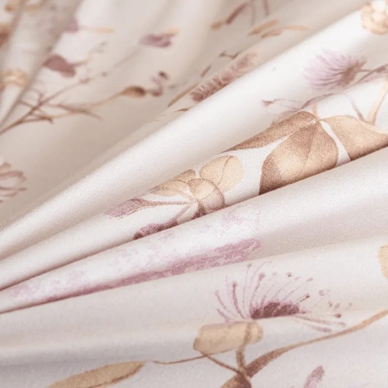 Mikroszálas flanel ágyneműhuzat BOTANIQUE bézs-rózsaszínű Ágyneműhuzat mérete: 70 x 90 cm | 140 x 200 cm