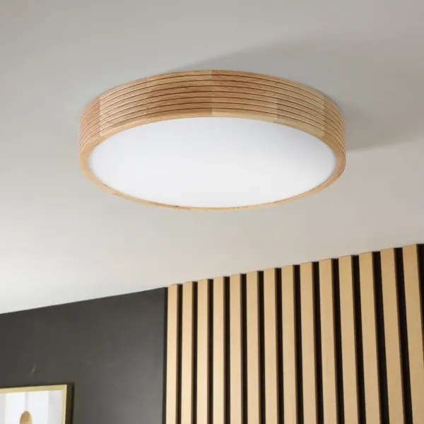 Brilagi - CARVALHO MODERN LED mennyezeti lámpa 3xE27/60W/230V, átmérő 47,5 cm, tölgy
