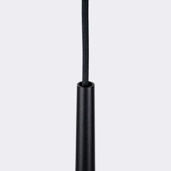 Sollux SL.1462 - Csillár zsinóron BLISS 1xG9/8W/230V fekete